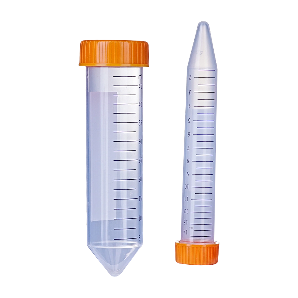 Qiujing glatte Innenwand biologische Probenentnahme USP-6 PP-Material hochtransparentes Zentrifugenröhrchen