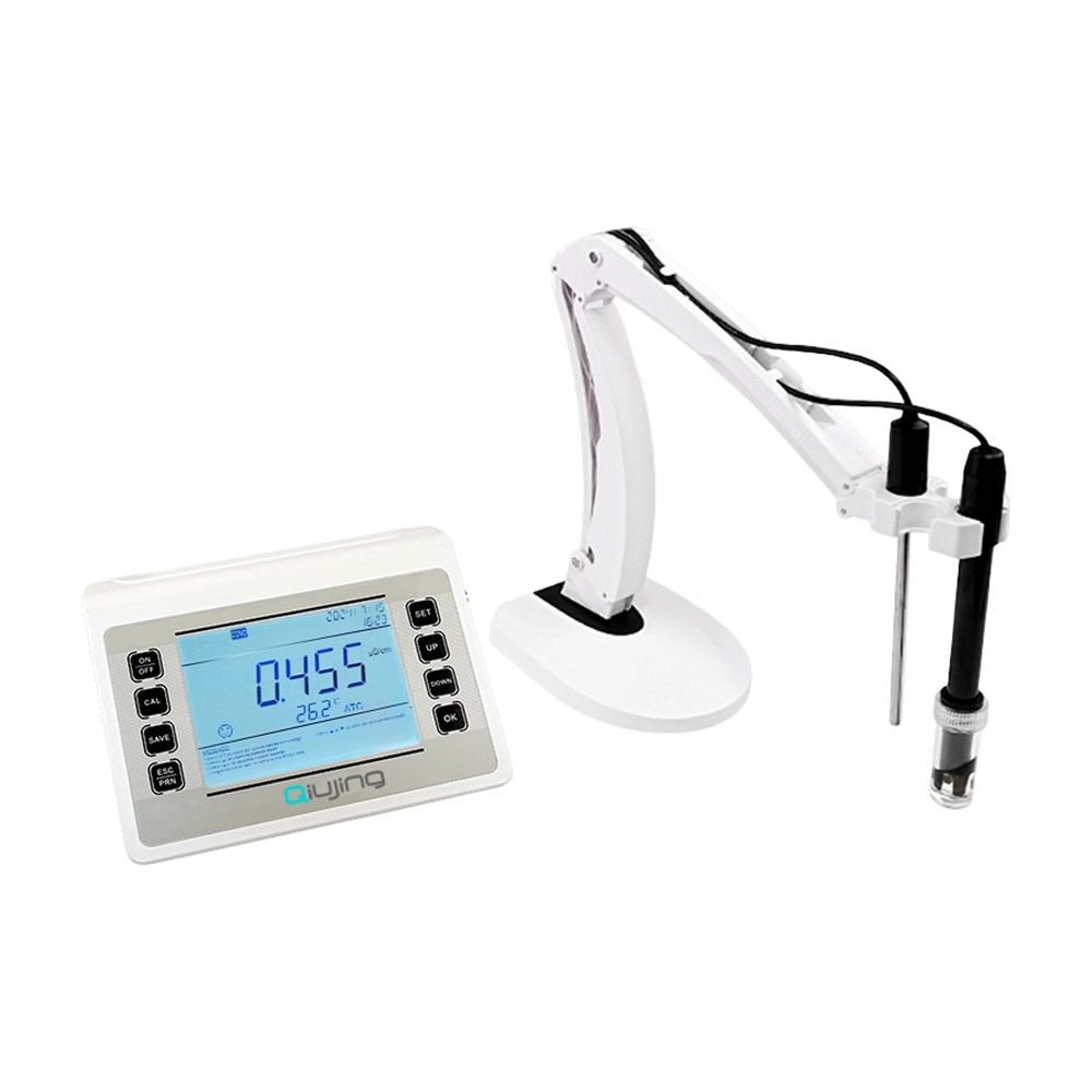 Qiujing Praktischer LED-Bildschirm, integrierter Massenspeicher, kabelloser Bluetooth-Druck, langlebiges Leitfähigkeitsmessgerät P902