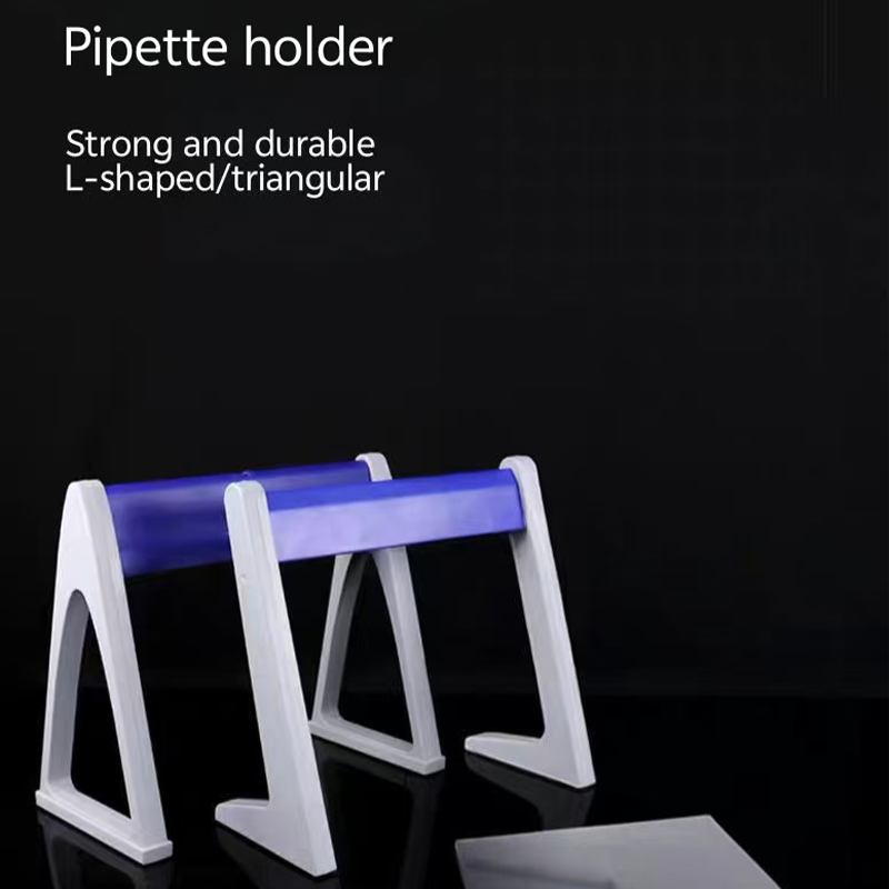 Qiujing L-förmiger Pipettenhalter, Labor-Linearpipettenständer, dreieckiger Ständer für Pipetten Qiujing L-förmiger Pipettenhalter, Labor-Linearpipettenständer, dreieckiger Ständer für Pipetten